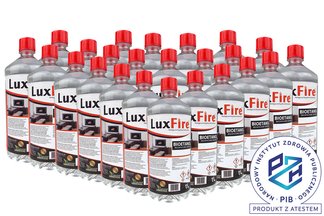 Lux Fire™ 24 litry –  ekologiczne biopaliwo do kominka (bioetanol do biokominka)
