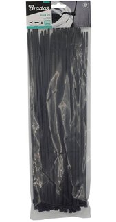 Opaski kablowe czarne 4,8x370mm (100 szt.)