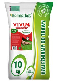 Trawa gazonowa samonawożąca z mikrokoniczyną Vivum Rolmarket 10 kg
