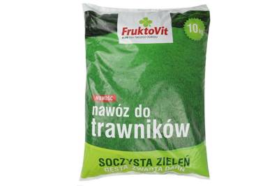 Nawóz mineralny granulowany do trawników Fruktovit Plus 10kg 
